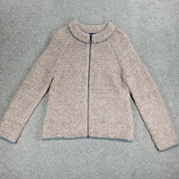 Pendleton Mohair Cardigan Sweater Womens S Woolen Mills Wool Blend Full Zip - Picture 14 of 16